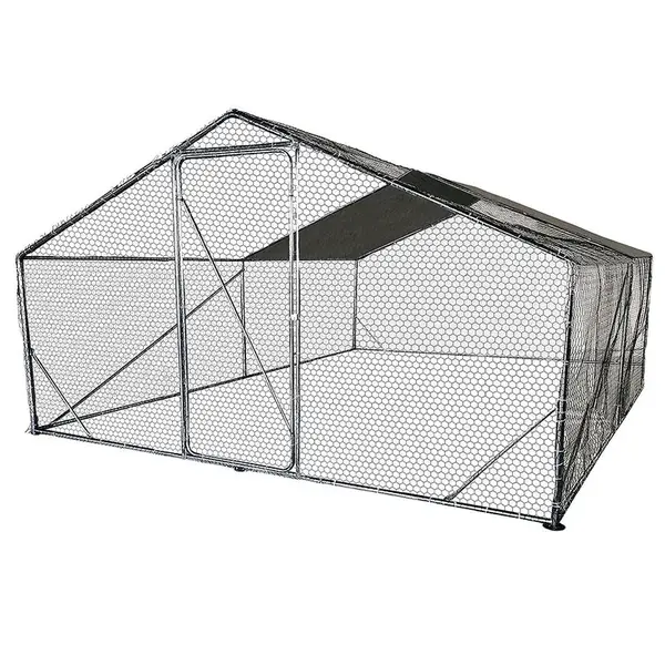 Kovová klec pro drůbež 400x400x220 cm