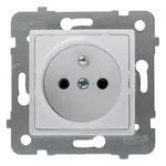 Zásuvka jednoduchá Z/U biela  GP-1QZ/M