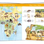 Djeco Obrázkové puzzle Světová zvířata - 100 pcs