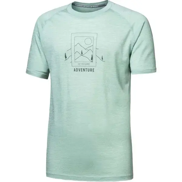 Sensor MERINO AIR SAY YES Pánske funkčné tričko, svetlo zelená, veľkosť