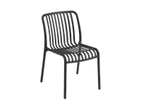 Plastová stolička TREGO, antracitová