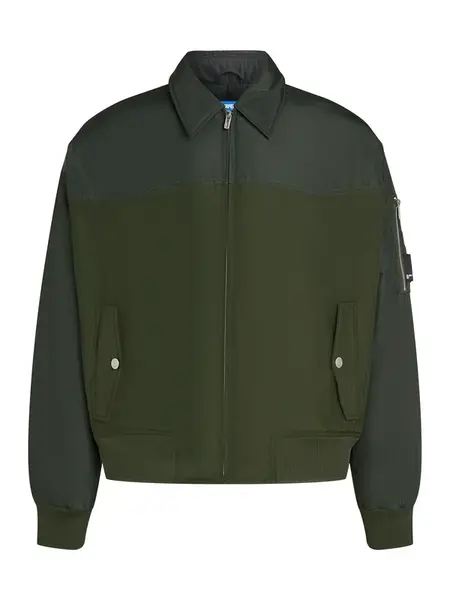 KARL LAGERFELD JEANS Prechodná bunda  nefritová / tmavozelená