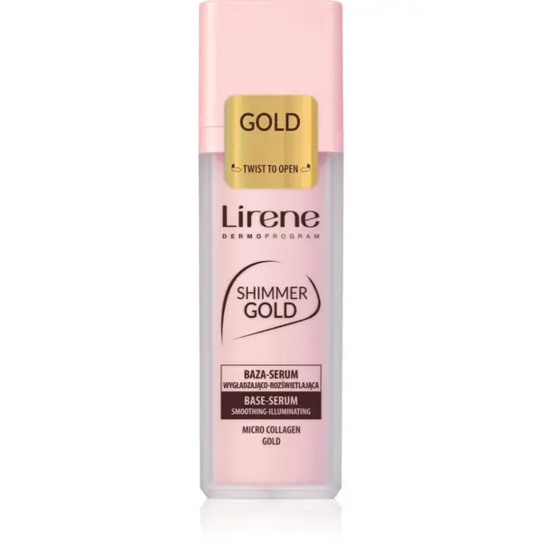 Lirene Base Shimmer Gold rozjasňující podkladové sérum 30 ml