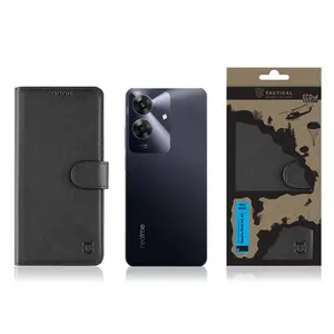 Flipové pouzdro Tactical Field Notes pro Realme Note 60 4G, černá