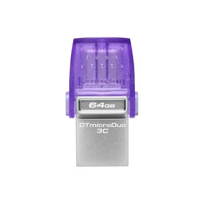 Kingston DataTraveler MicroDuo 3C 64GB USB-A + USB-C fialová