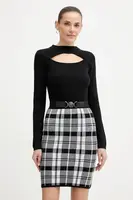 Šaty z vlněné směsi Guess CORALINE