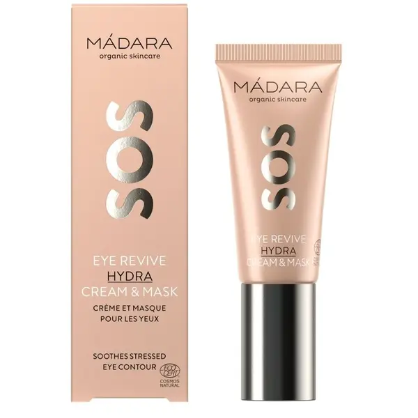MÁDARA SOS Hydra hydratační krém a maska na oči 20 ml
