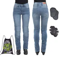 Dámské moto jeansy W-TEC Lustipa modrá XS