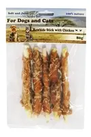 For Dogs and Cats Pochoutka Tyčinka z buvolí kůže s kuřecím masem 80g