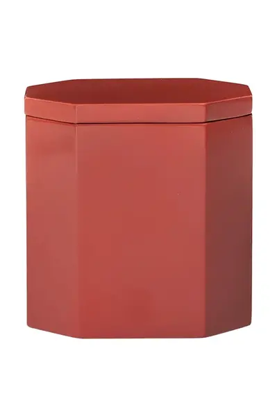 Nádoba s víkem ferm LIVING Nova 10 x 7,5 cm červená barva