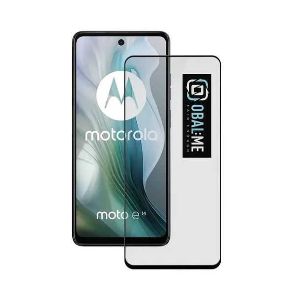 OBAL:ME 5D Tvrzené Sklo pro Motorola E14, černé
