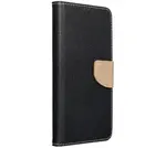 Flipové pouzdro Fancy pro Xiaomi Redmi 9A, černá/zlatá