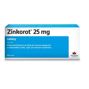 Zinkorot 25 mg 50 tablet