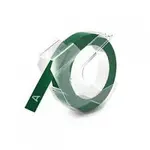 Kompatibilní páska s Dymo S0898160, 9mm x 3m, bílý tisk / zelený podklad