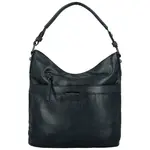 Trendy dámská koženková kabelka na rameno Sandipa, tmavě modrá