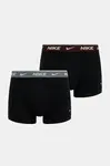 Boxerky Nike 2-pack pánské, černá barva, 0000KE1085