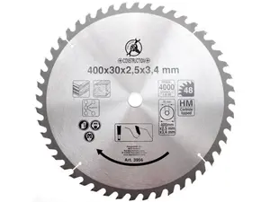 BGS Technic BGS 3956 Pilový kotouč ze slinutého karbidu průměr 400 x 30 x 3,4 mm, 48 zubů