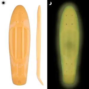 Svítící deska pro penny board WORKER Solosy 22.5*6" oranžová