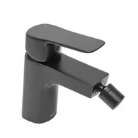 Bidetová batéria SAT Cube Way s výpusťou čierna matná CU235C