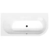 Polysan Astra asymetrická vaňa 165x80 cm akrylát ľavá 33611