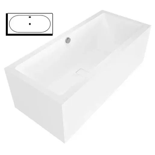 Polysan MARLENE R MONOLITH obdĺžniková vaňa 175x75 cm akrylát pravá 72034MR
