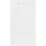 Sprchová vanička obdĺžniková SAT Fusion 100x80 cm liaty mramor Blanco SATFU10080BL