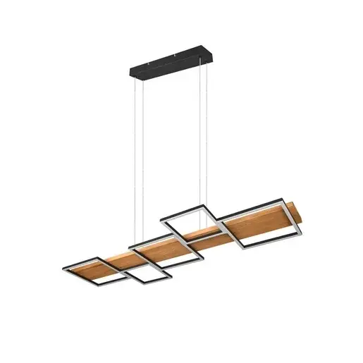 LED závesné osvetlenie Trio Harper čierna TR 322910532