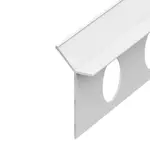 Ochranný profil pre kamenársky roh "Y" Eviso stone white mat, hliník komaxit, dĺžka 270 cm, výška hrany 10 mm, AYWH0410