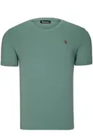 T9568 DEWBERRY V-NECK MEN'S T-SHIRT-LIGHT GREEN
