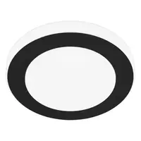 Stropné svetlo EGLO Led Carpi IP44 čierná 33682