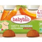 Babybio Mrkev a dýně 2x130 g
