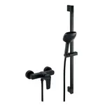 Sprchová batéria Novaservis Metalia 58 so sprchovacím setom 150 mm čierna matná 58061KIT,5