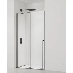 Sprchové dvere 110 cm SAT Xmotion PVD Gun metal SATBWIXM110NIKAGM