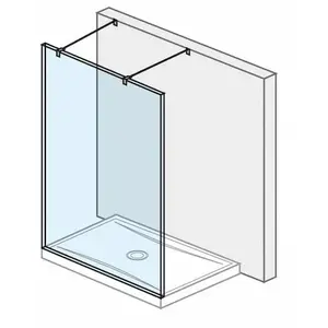 Jika Pure sprchová zástena walk-in 140 cm h2674220026681 6742.2.002.668.1