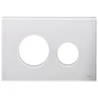 Tece Loop kryt ovládacieho tlačidla sklo v bielej farbe 9240671 9.240.671