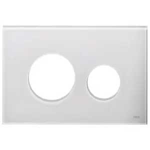 Tece Loop kryt ovládacieho tlačidla sklo v bielej farbe 9240671 9.240.671