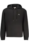 CALVIN KLEIN MEN'S BLACK ZIP-UP SWEATSHIRT