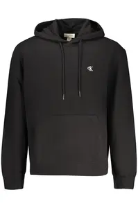 CALVIN KLEIN MEN'S BLACK ZIP-UP SWEATSHIRT