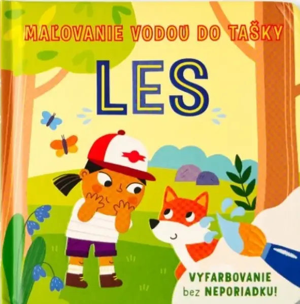 Maľovanie vodou do tašky Les