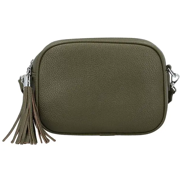 Dámska crossbody kabelka tmavo zelená - Paolo bags Ilana
