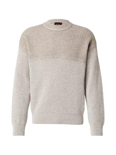 BOSS Sveter 'Kartney'  sivá / tmavošedá