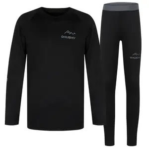 Husky Active winter Tombo 140, black Dětské termoprádlo