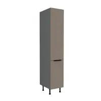 Vysoká potravinová skříňka Aria ANT 40 DK-210 2F Barva korpusu: Antracit, Barva dvířek: TA - Sandgrau AFM