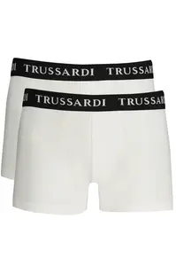 Pánske biele boxerky Trussardi