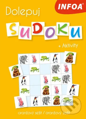 Dolepuj sudoku + Aktivity (oranžový sešit/oranžový zošit) - kniha z kategorie Hlavolamy