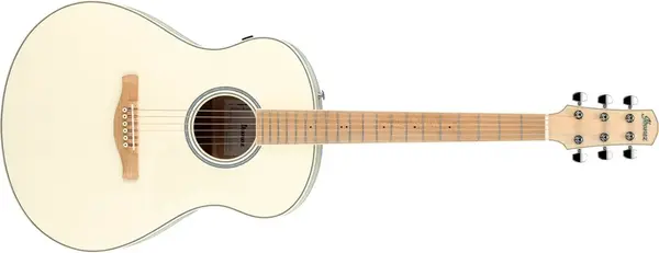 Ibanez AAM370M2E Transparent Antique White Ice Blue