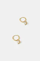 Pozlátené náušnice EDBLAD Crown