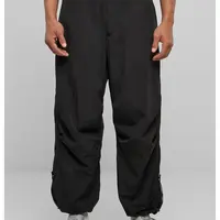 Nylon parachute pants black