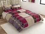 Bavlněné povlečení DANIELA vínové Rozměr povlečení: 70 x 90 cm | 140 x 200 cm