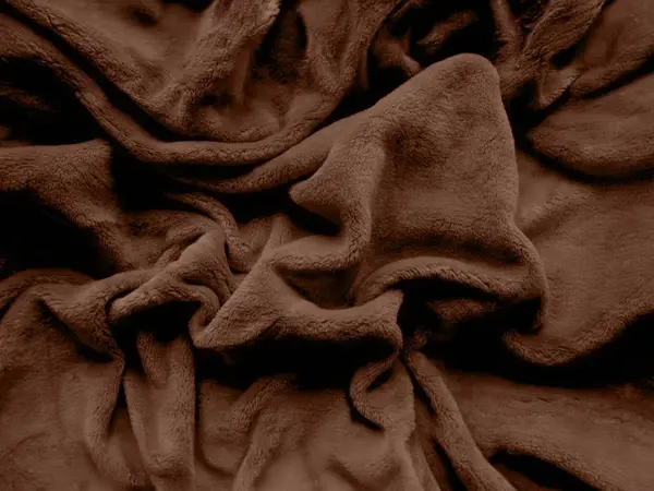 Plachta mikroplyš SOFT BRONE 180x200 cm hnedé